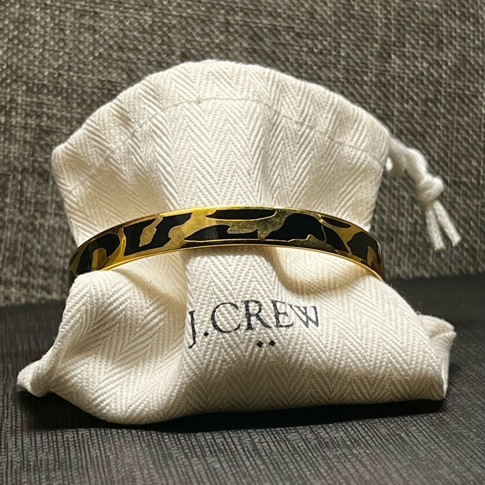 J Crew animal print leopard cheetah Bracelet